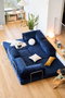 Atelier Del Sofa Kanyon Sofá-Cama Esquinero Azul Marino